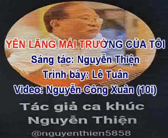 Ca khúc "Yên Lãng - Mái trường của tôi" - Nhạc sĩ Nguyễn Thiện - Cựu HS của nhà trường sáng tác.