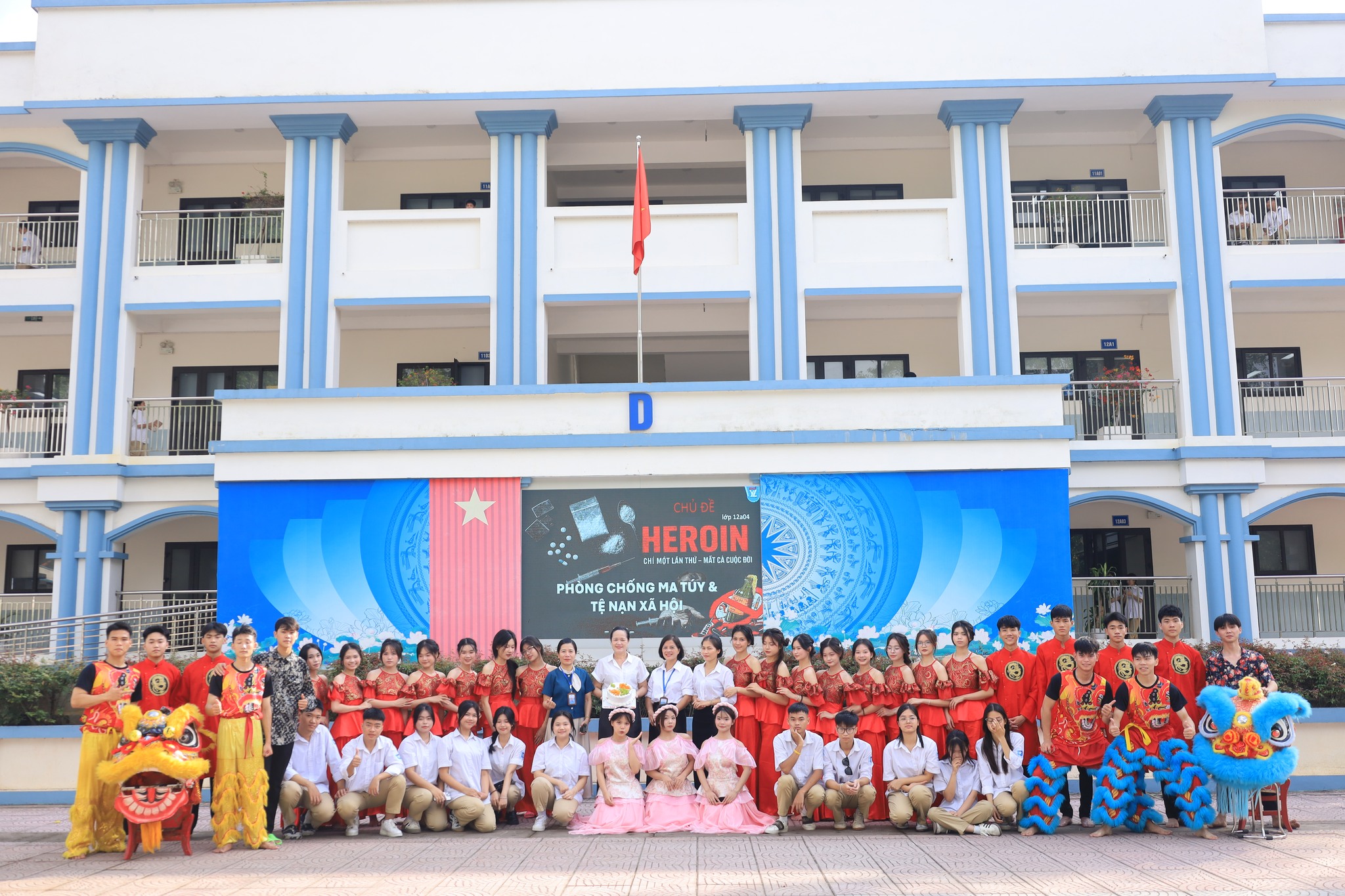 Sinh hoạt dưới cờ tuần 07: "Chuyên đề Phòng chống tệ nạn xã hội"