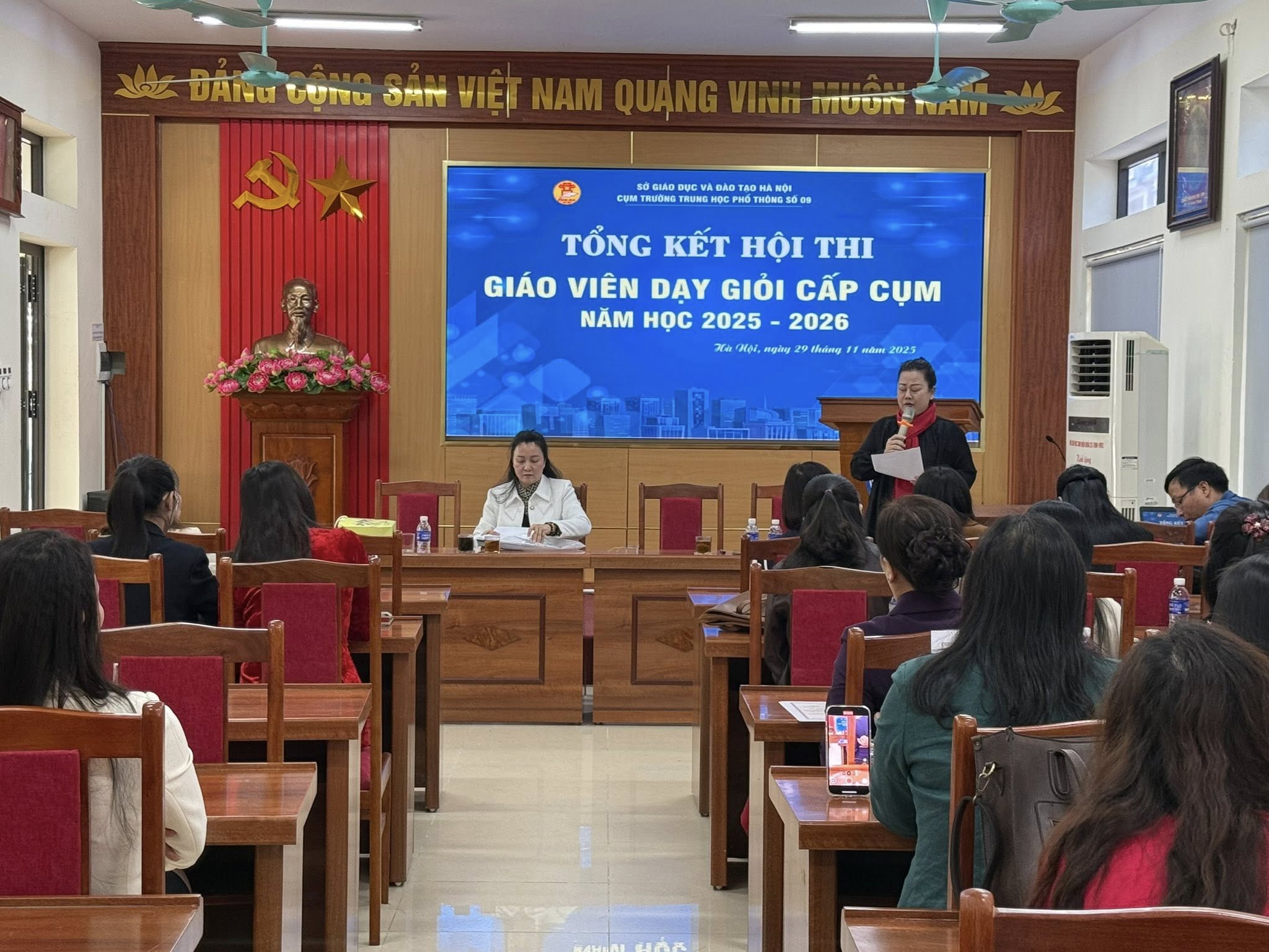 TỔNG KẾT HỘI THI GIÁO VIÊN DẠY GIỎI CÁC TRƯỜNG THPT CỤM SỐ 09