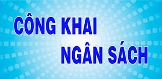Công khai dự toán ngân sách