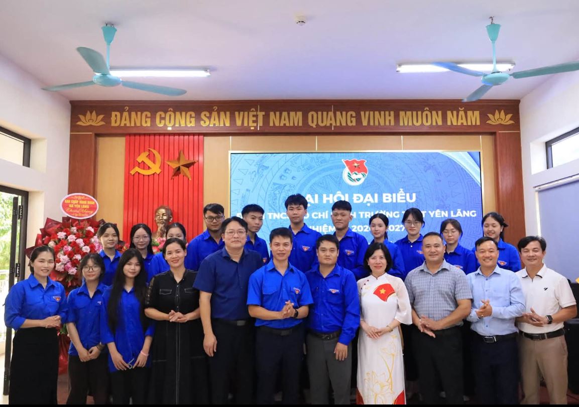 ĐẠI HỘI ĐẠI BIỂU ĐOÀN TNCS HỒ CHÍ MINH TRƯỜNG THPT YÊN LÃNG NHIỆM KỲ 2026-2027